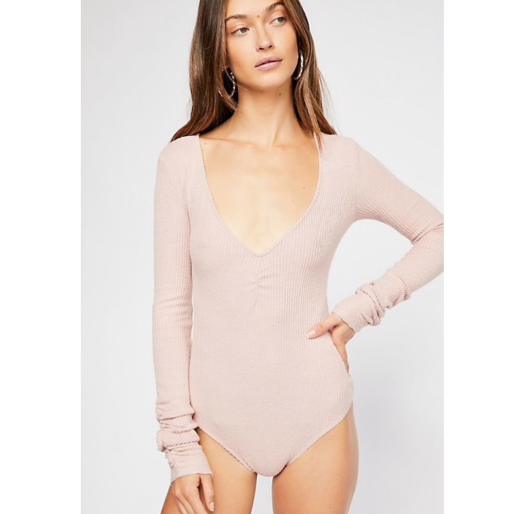 FREE PEOPLE Cozy Up With Me Bodysuit